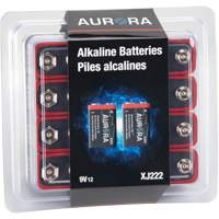 Industrial Alkaline Batteries, 9 V XJ222 | Johnston Equipment