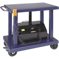 Hydraulic Lift Table, Steel, 24" W x 36" L, 2000 lbs. Capacity ZD867 | Johnston Equipment